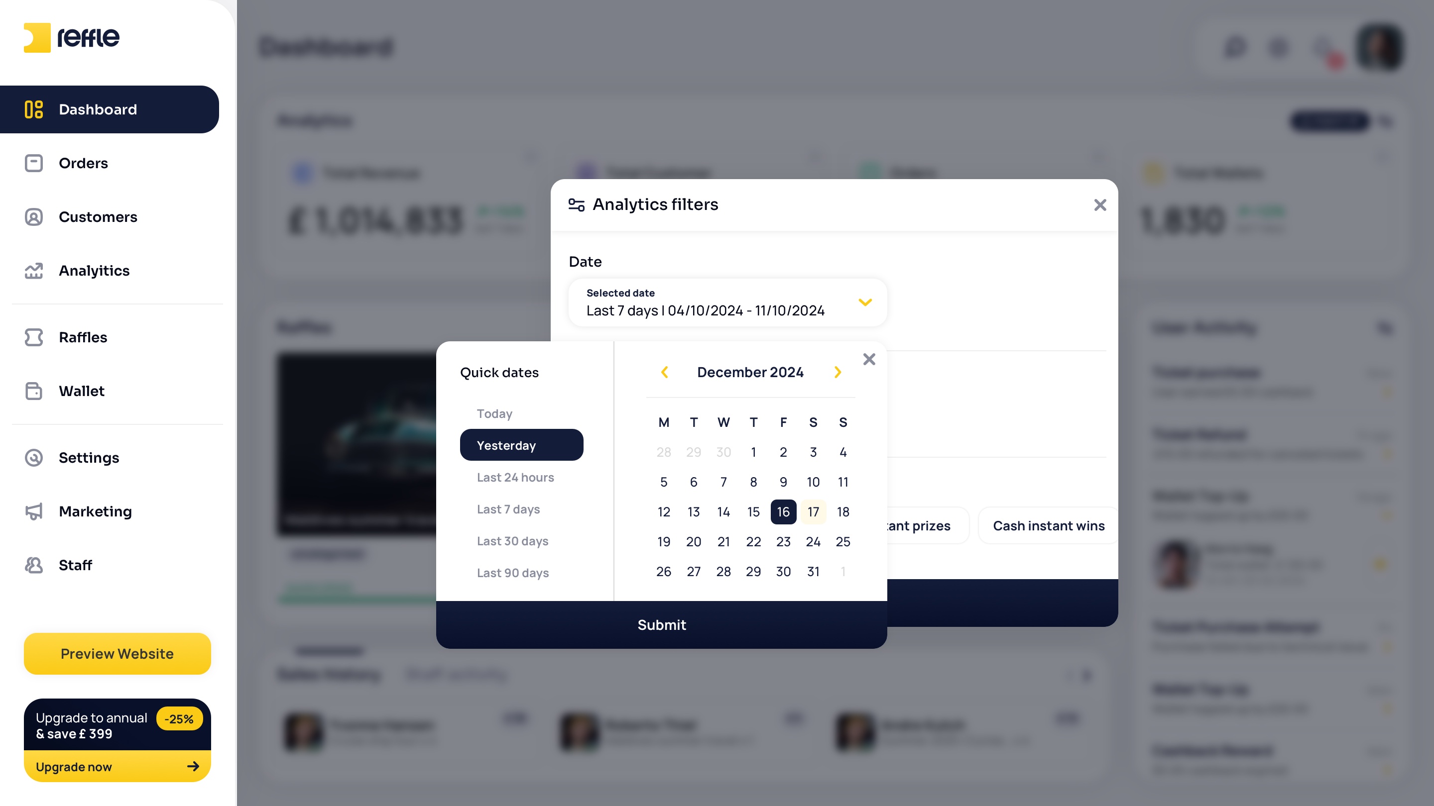 Dashboard screen 5