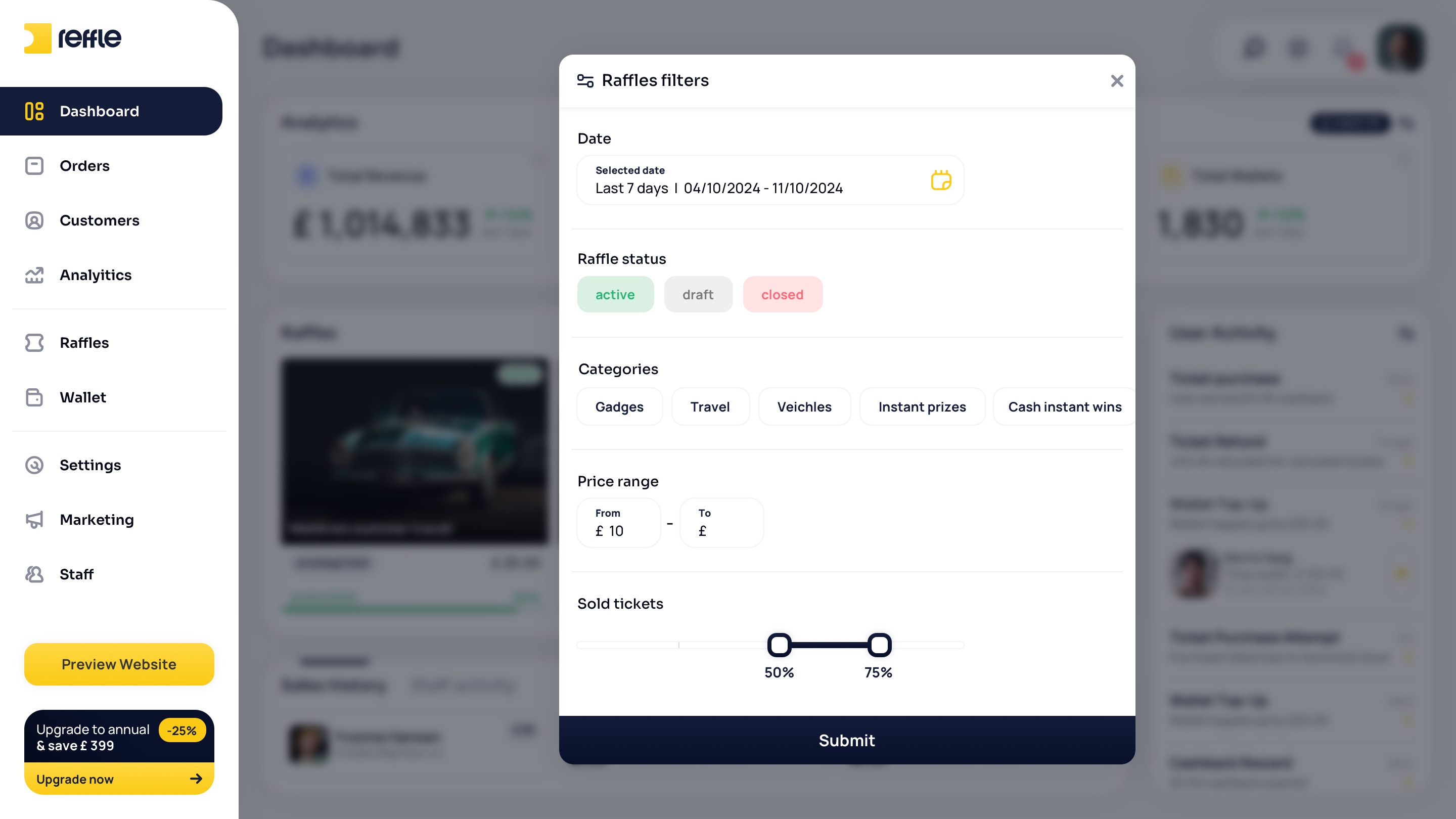 Dashboard screen 6