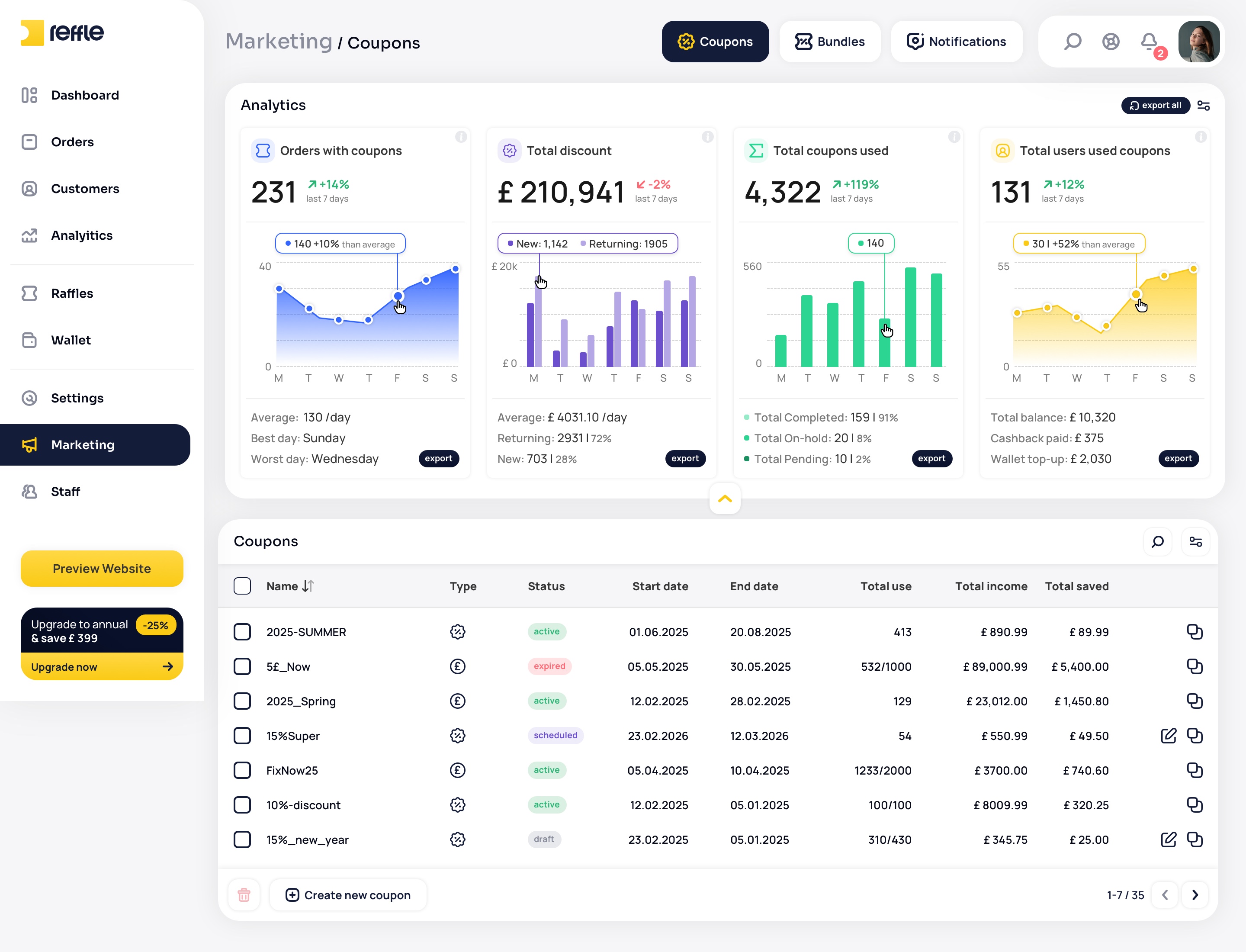 Marketing screen 3