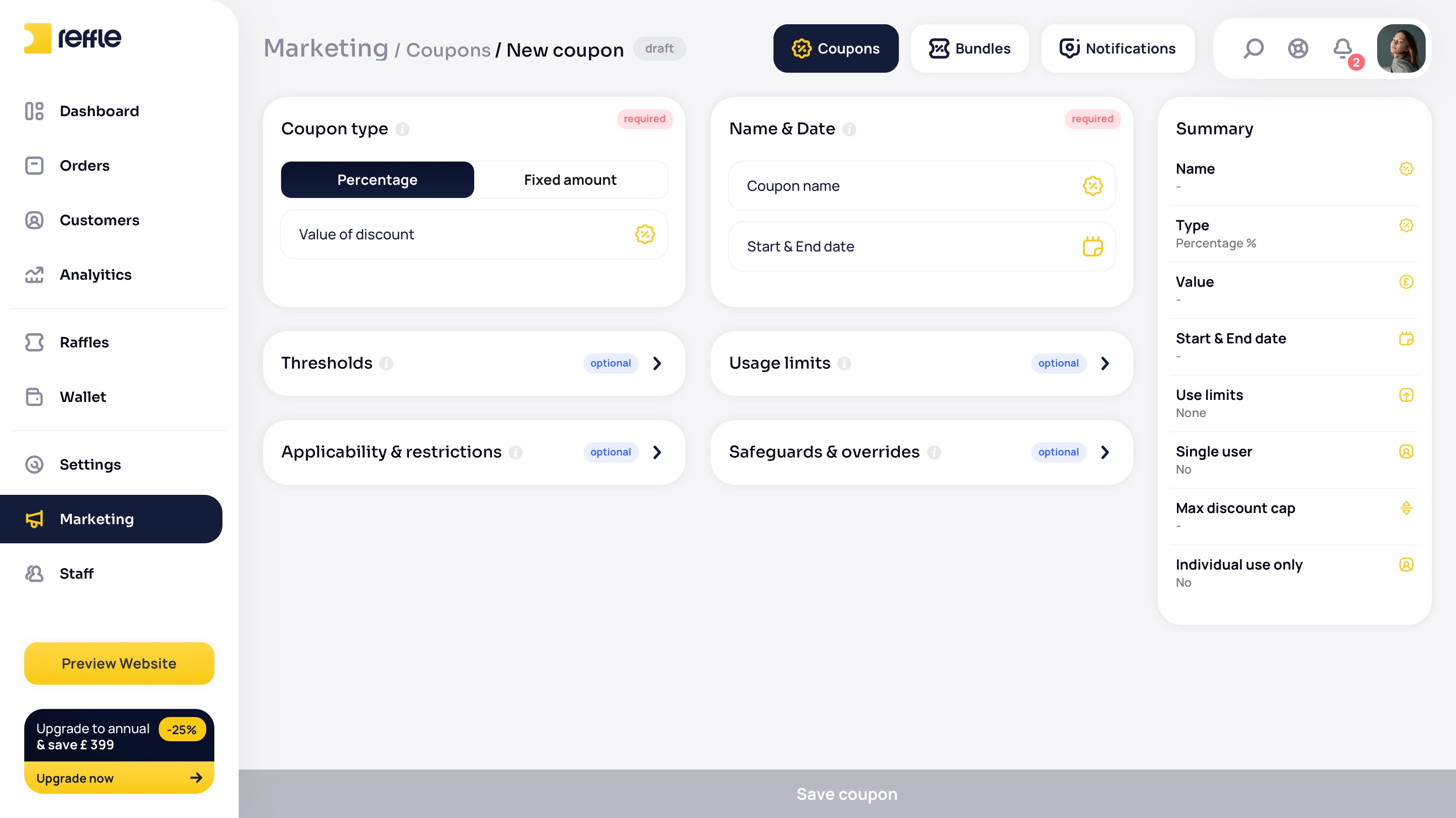 Marketing screen 4
