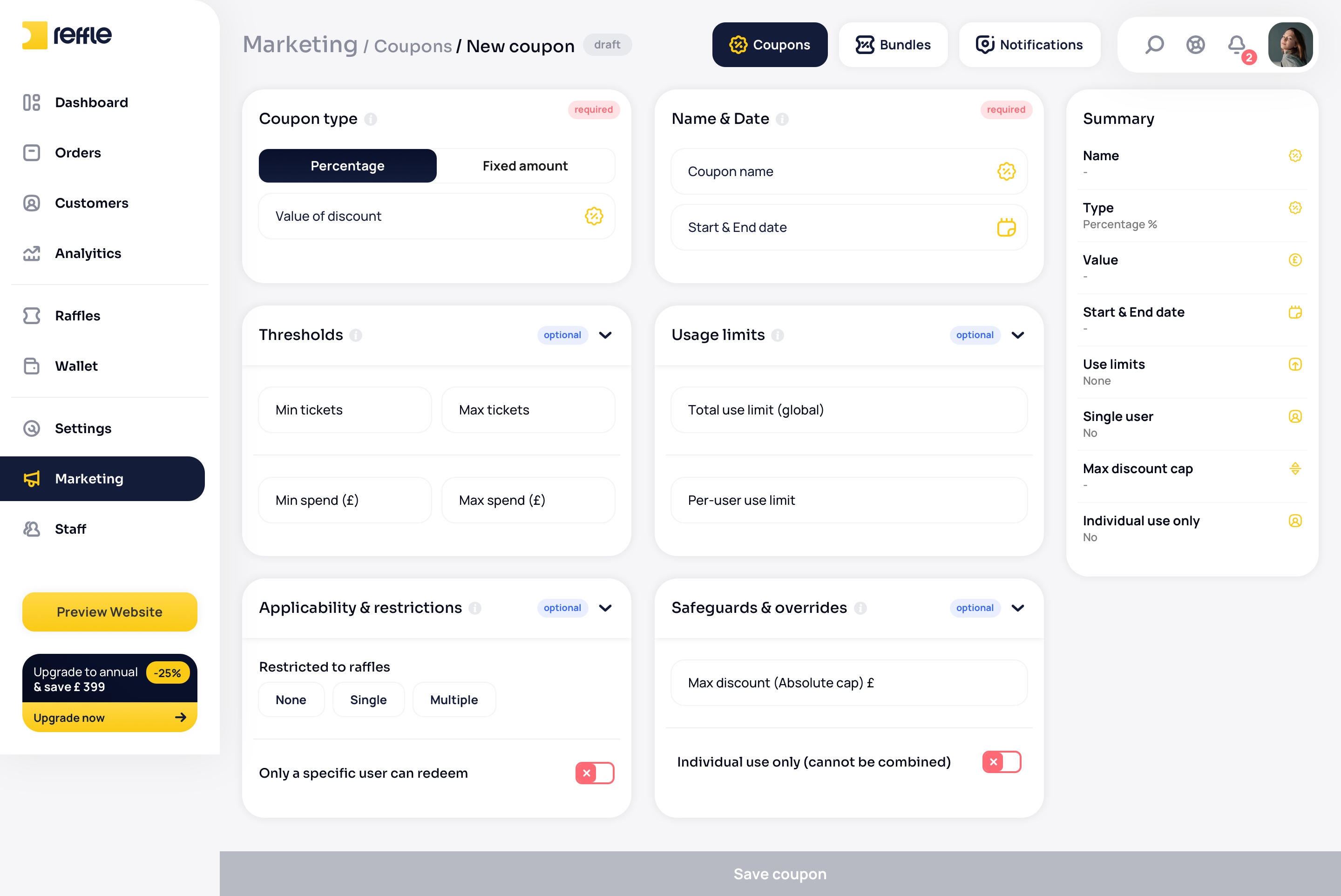 Marketing screen 5