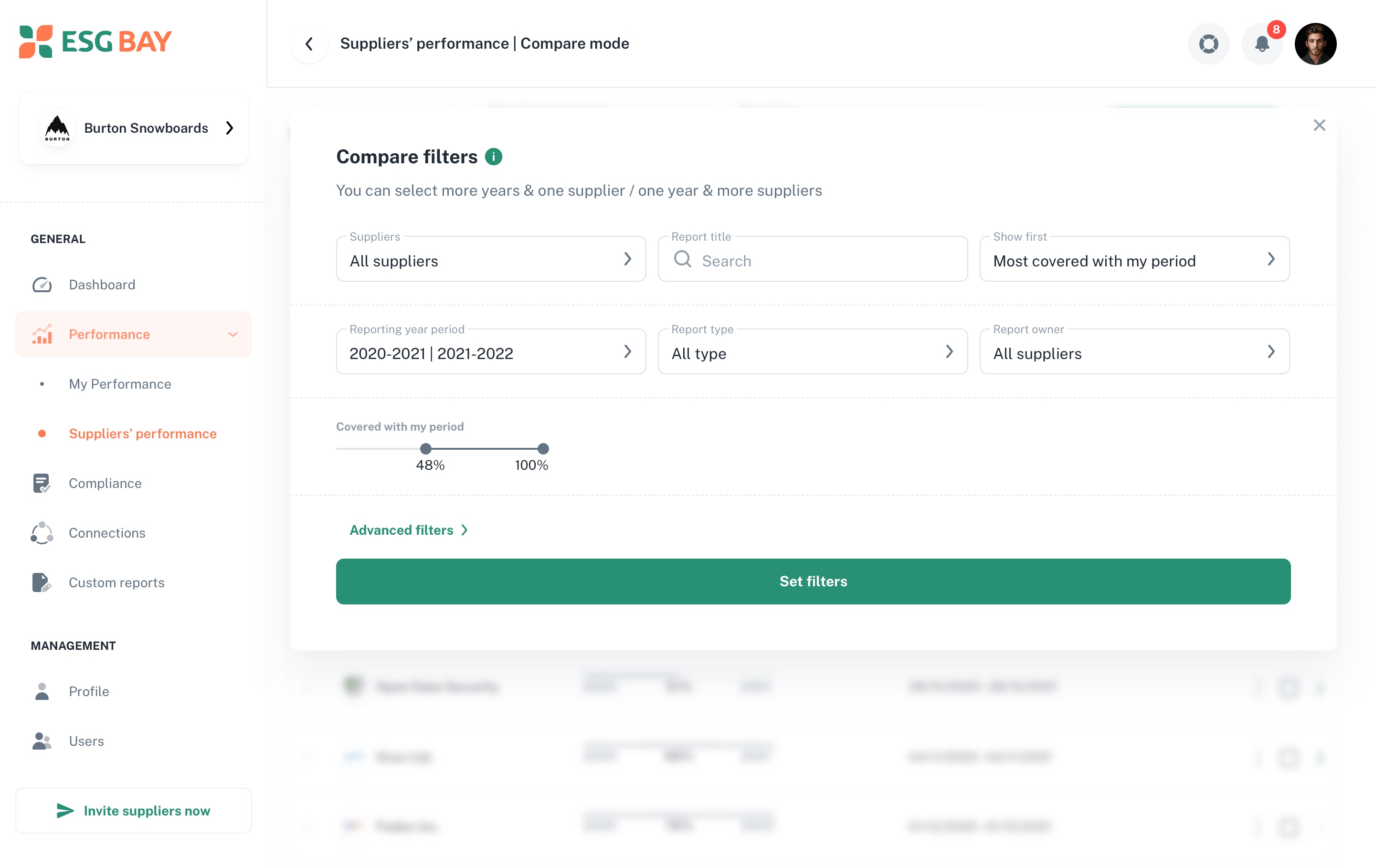 Performance screen 5